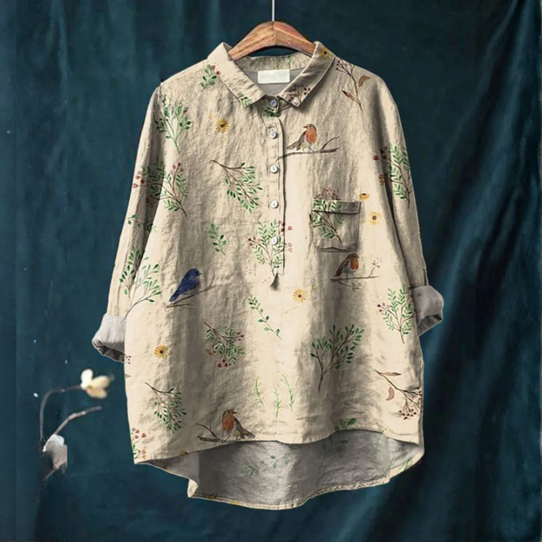 Camicia Elegante à Motivo Noémie