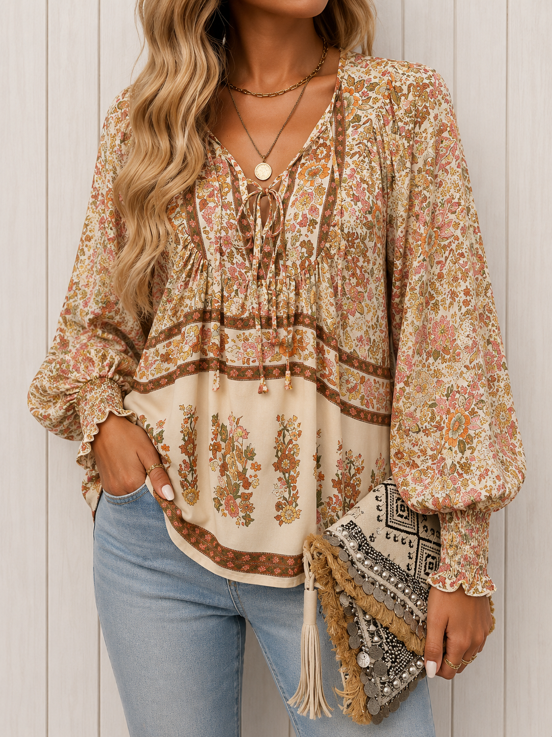 Bellori Milano | Blouse Bohème Leggera Delphine