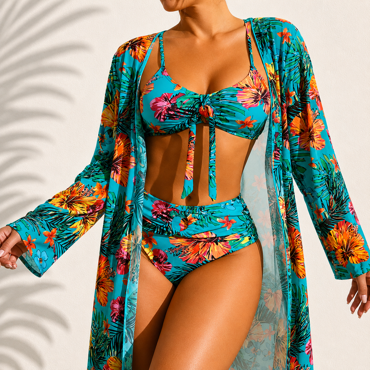 Bikini 3 Pièces Elegante Tropical Marie