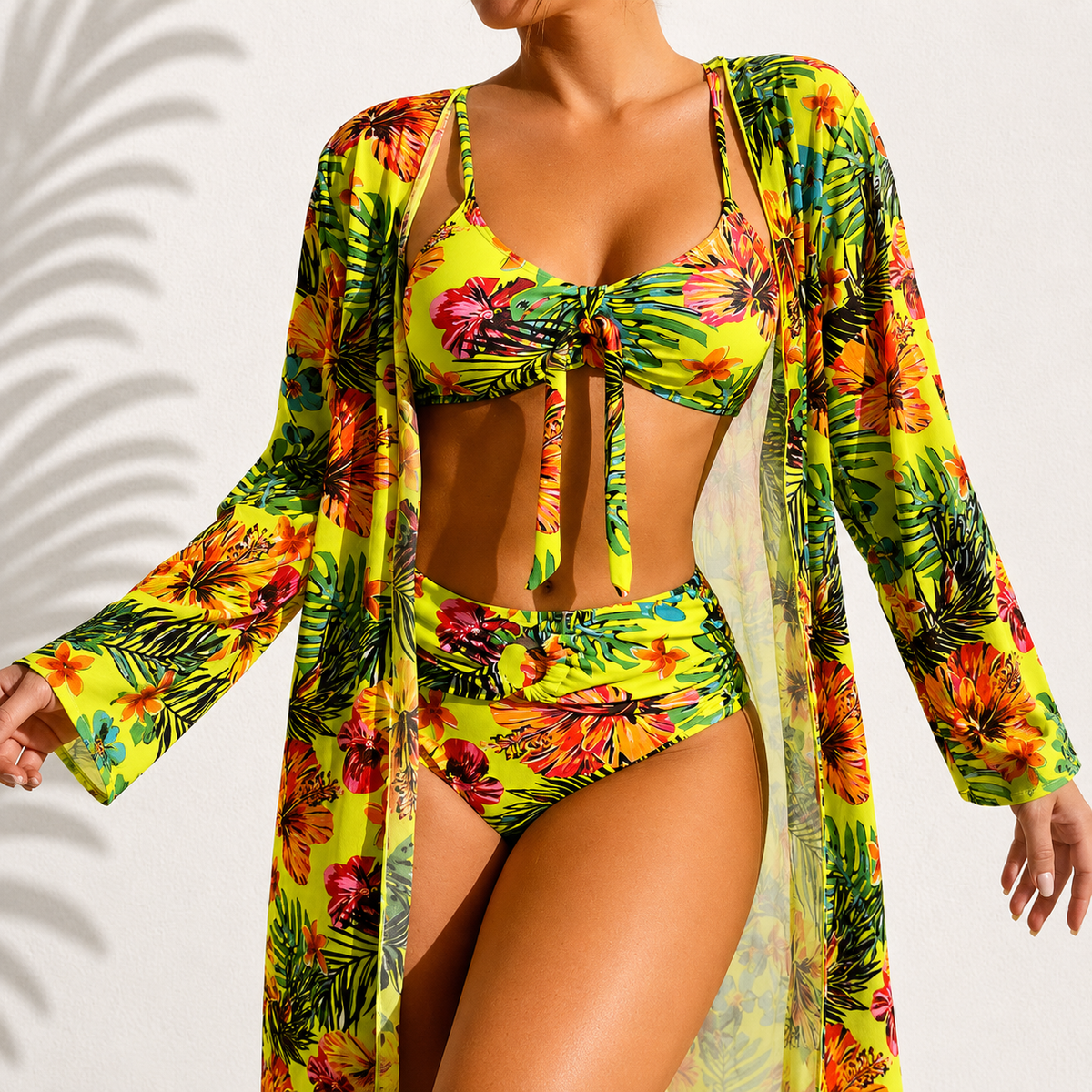 Bikini 3 Pièces Elegante Tropical Marie