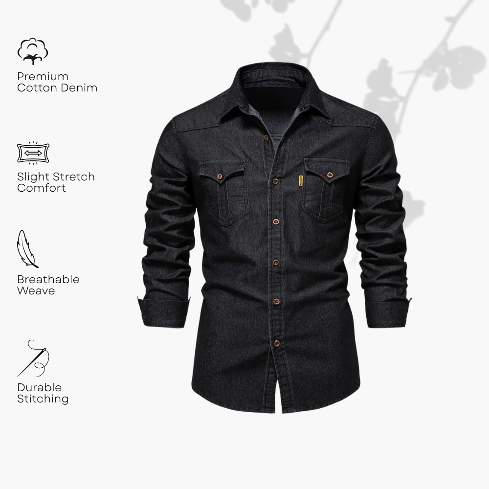 CHEMISE EN DENIM POUR HOMME