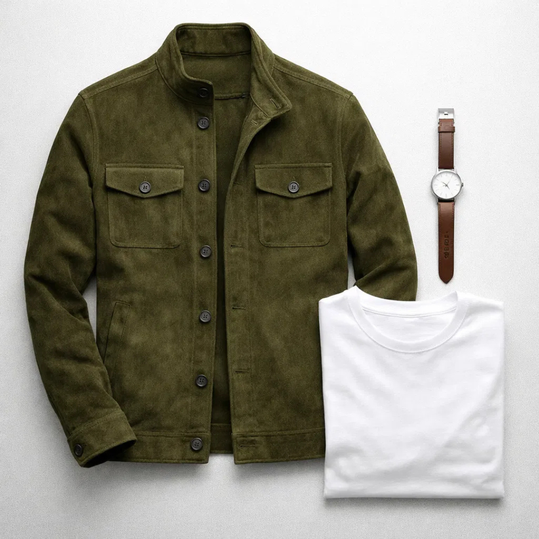 Giacca Elegante Suédée Marc