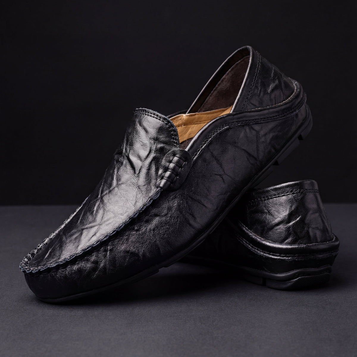 Mocassini Cuir Souple Antoine