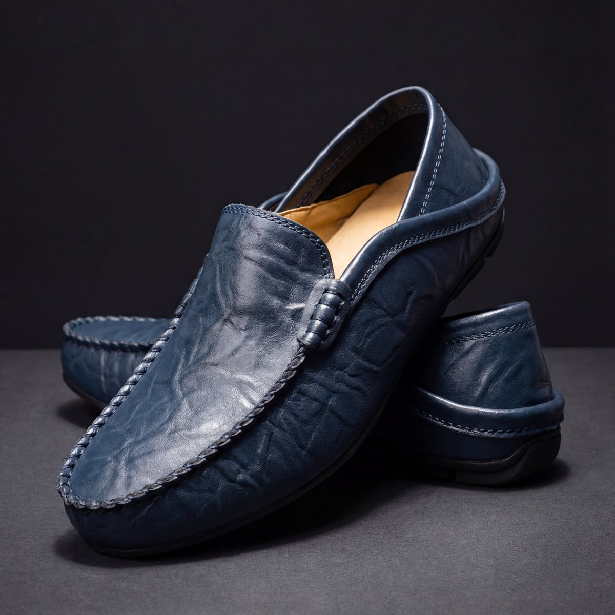 Mocassini Cuir Souple Antoine