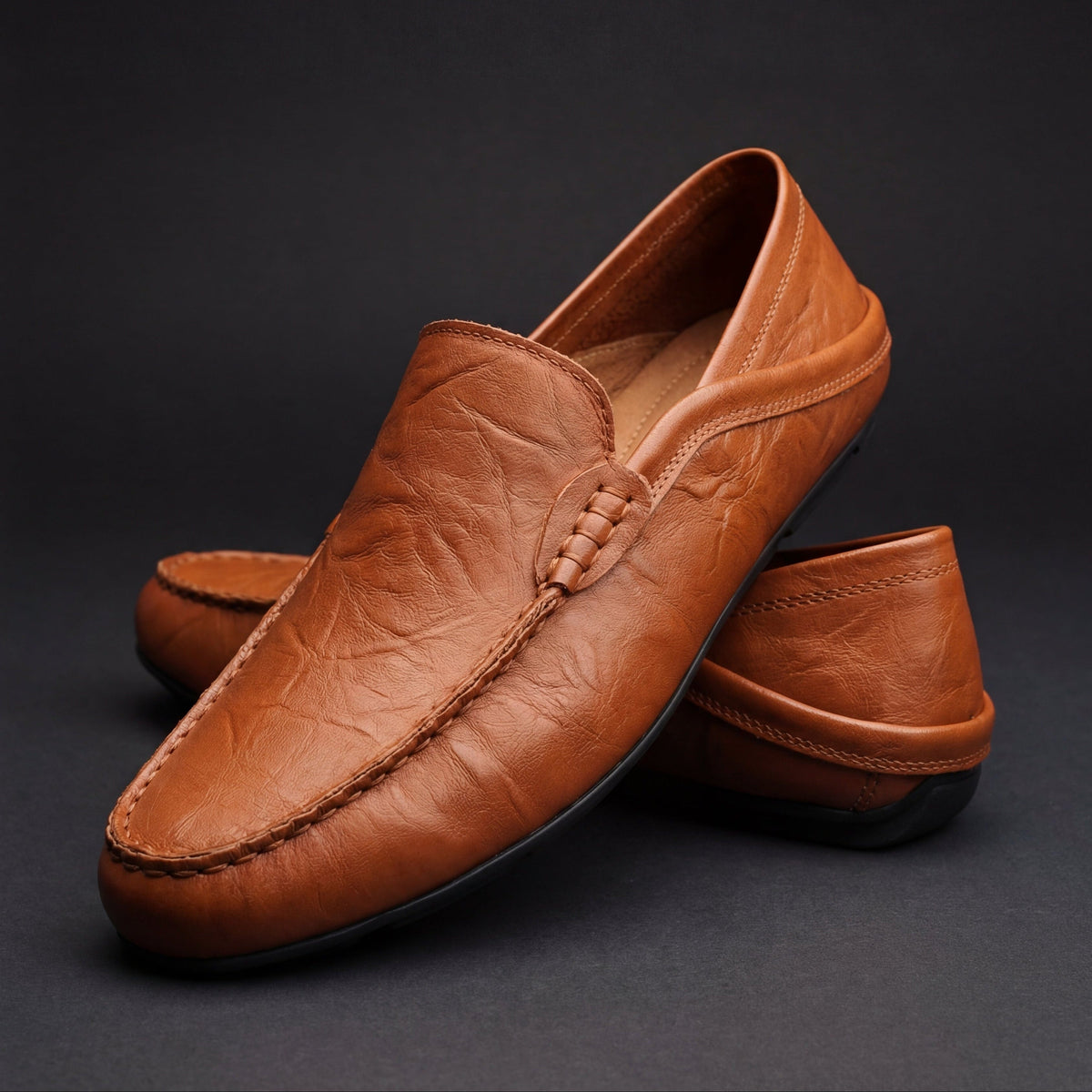 Mocassini Cuir Souple Antoine