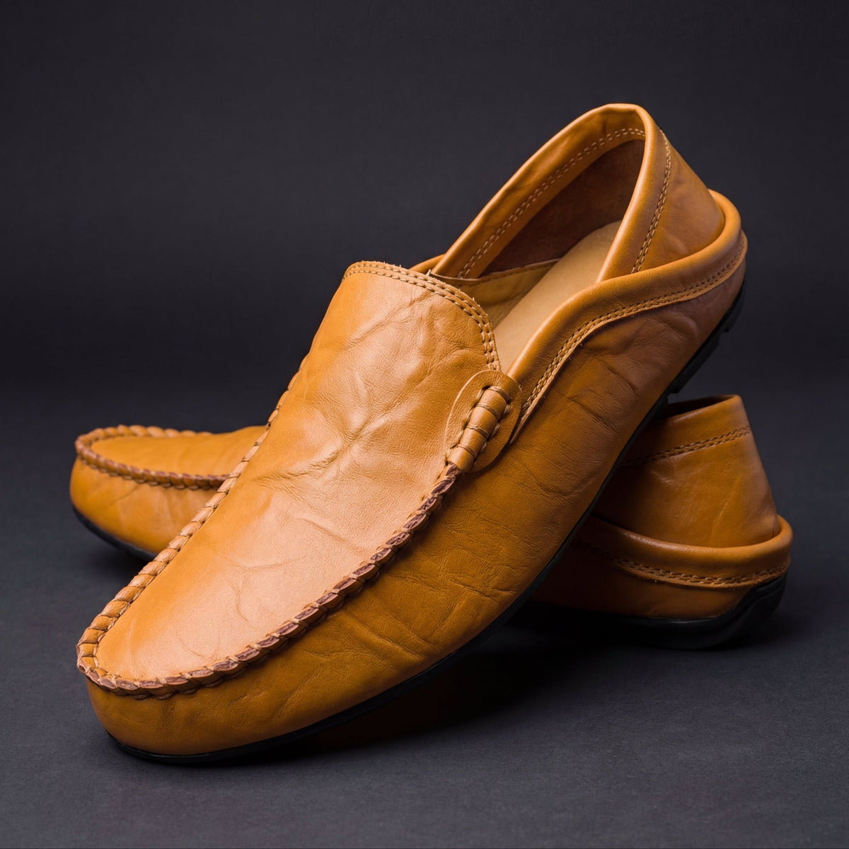 Mocassini Cuir Souple Antoine