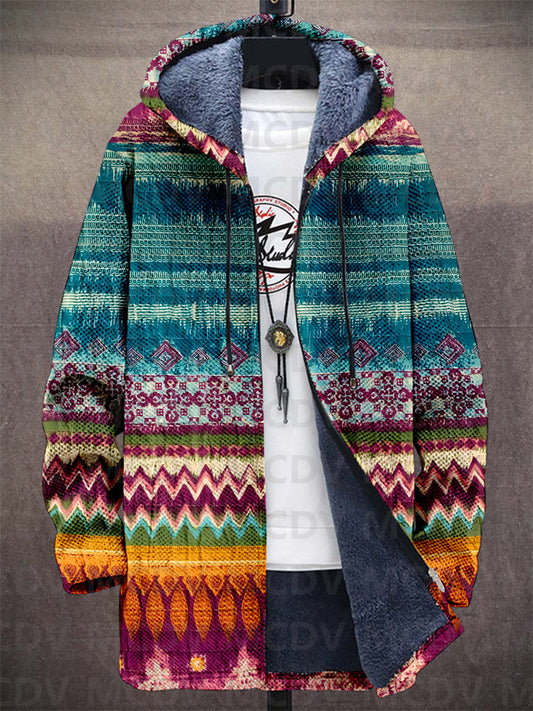 Talia | Cardigan Artistico con Cappuccio