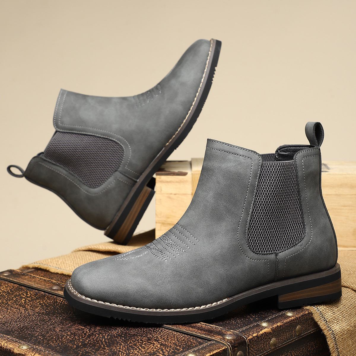 Stivali Classiques in Pelle pour Homme