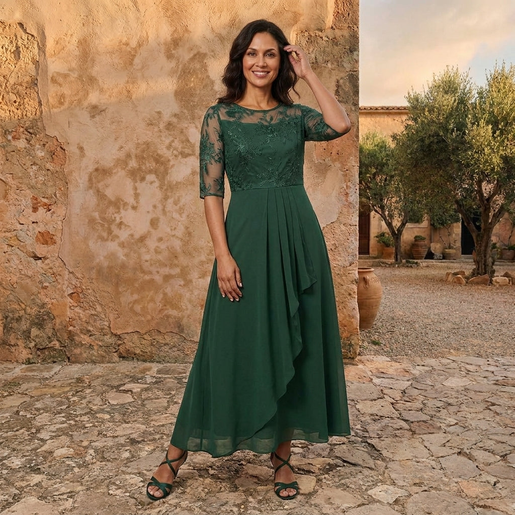 Benedetta | Abito en Mousseline Elegante
