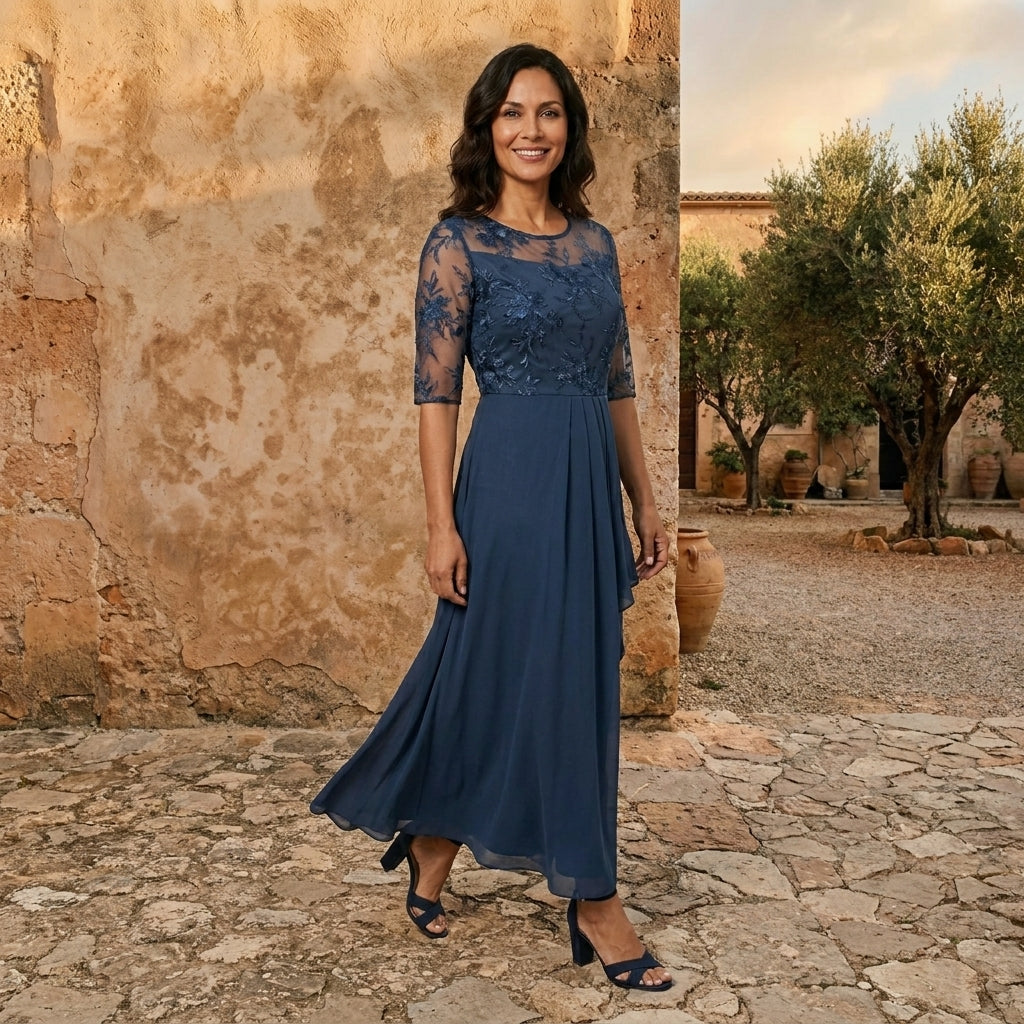 Benedetta | Abito en Mousseline Elegante