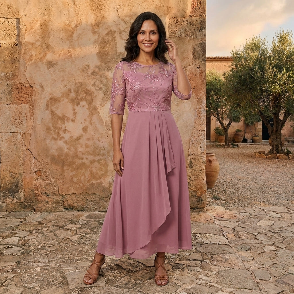 Benedetta | Abito en Mousseline Elegante
