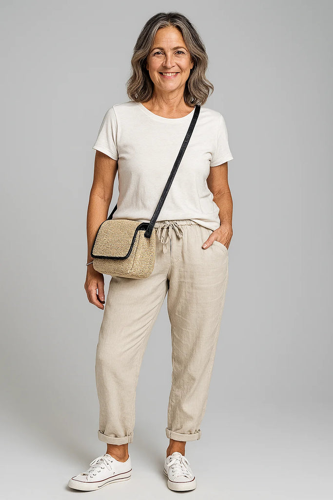 Pantaloni élégant coton