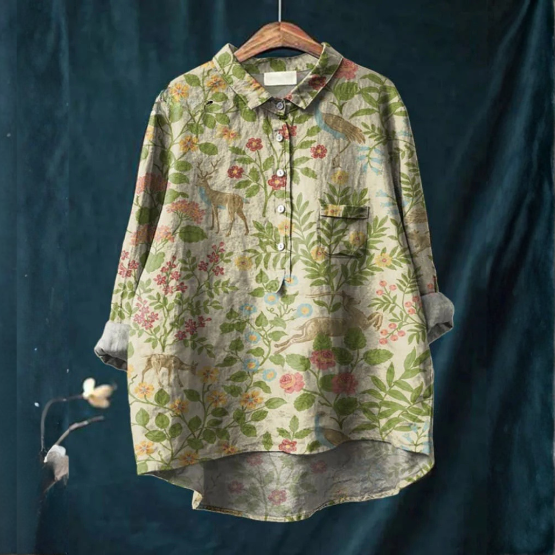 Camicia Elegante à Motivo Béatrice