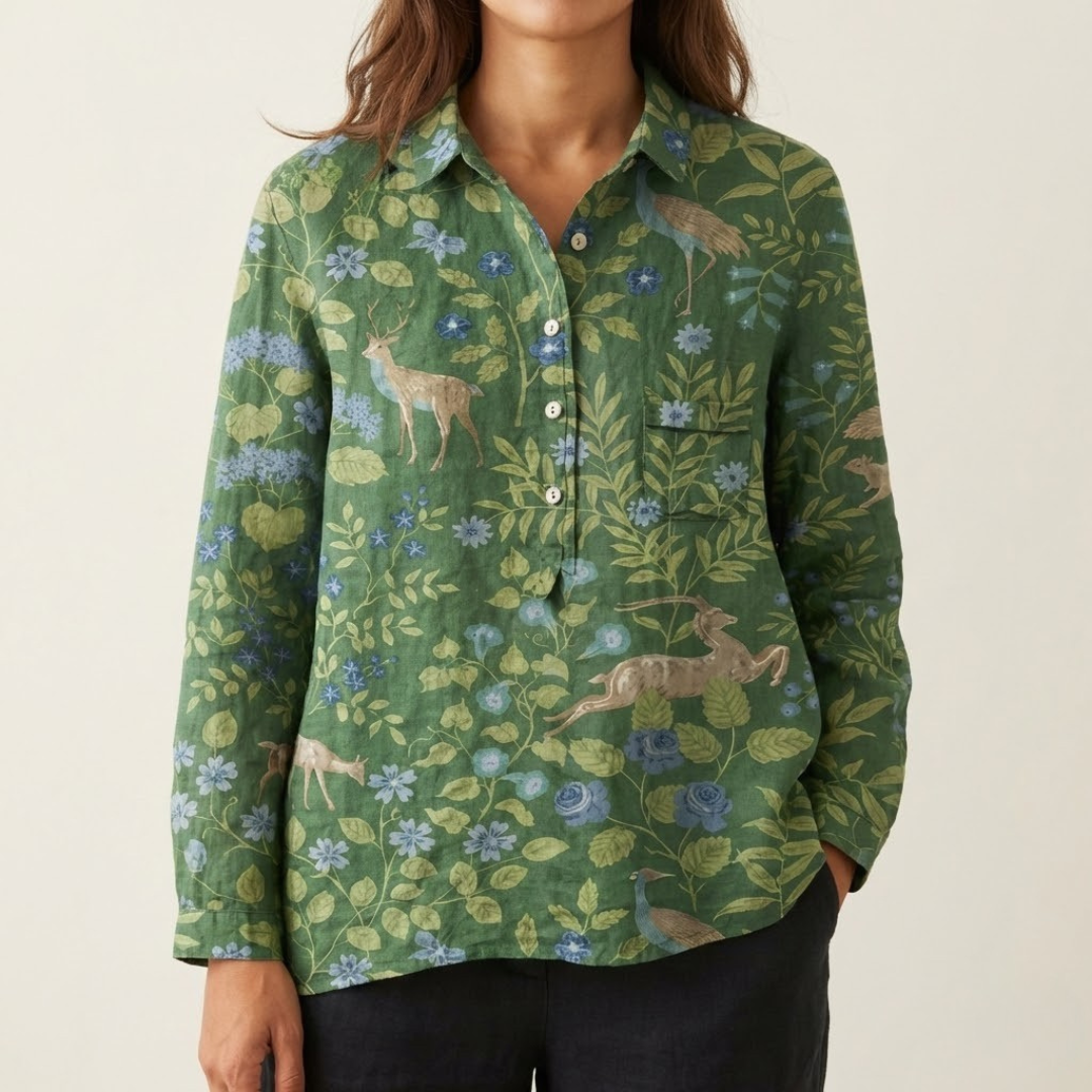 Camicia Elegante à Motivo Isaline