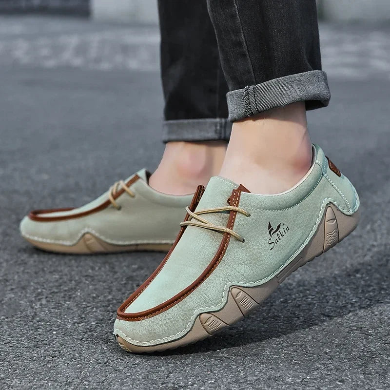 Scarpe Orthopédiques in Pelle à Ajustement Précis