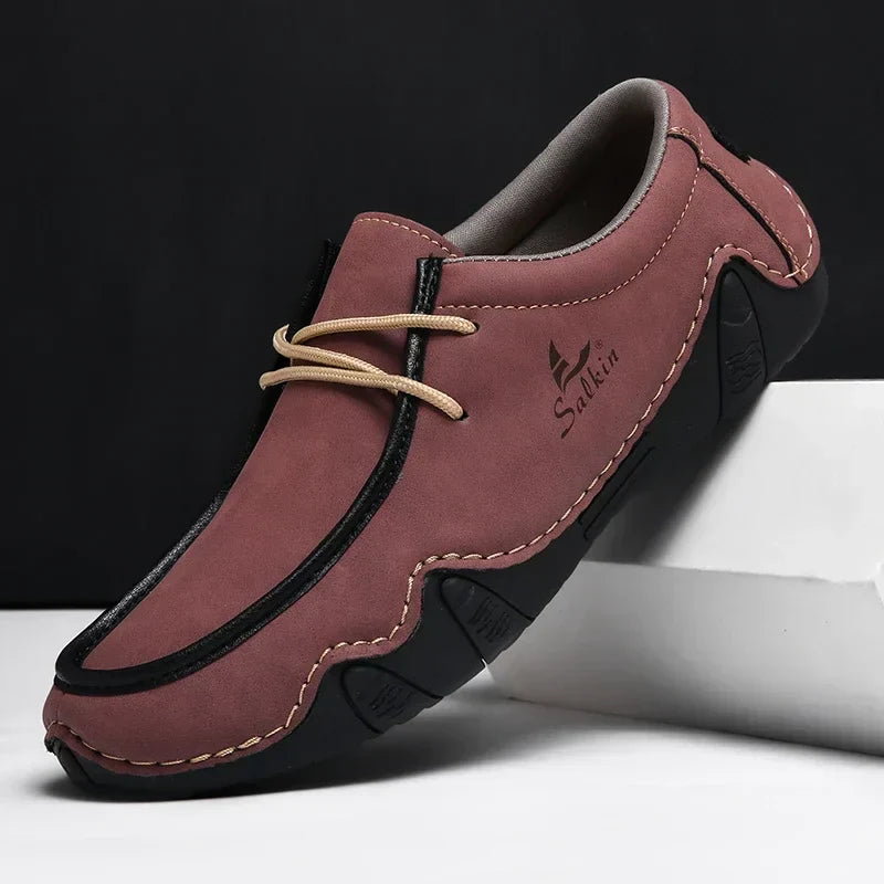 Scarpe Orthopédiques in Pelle à Ajustement Précis