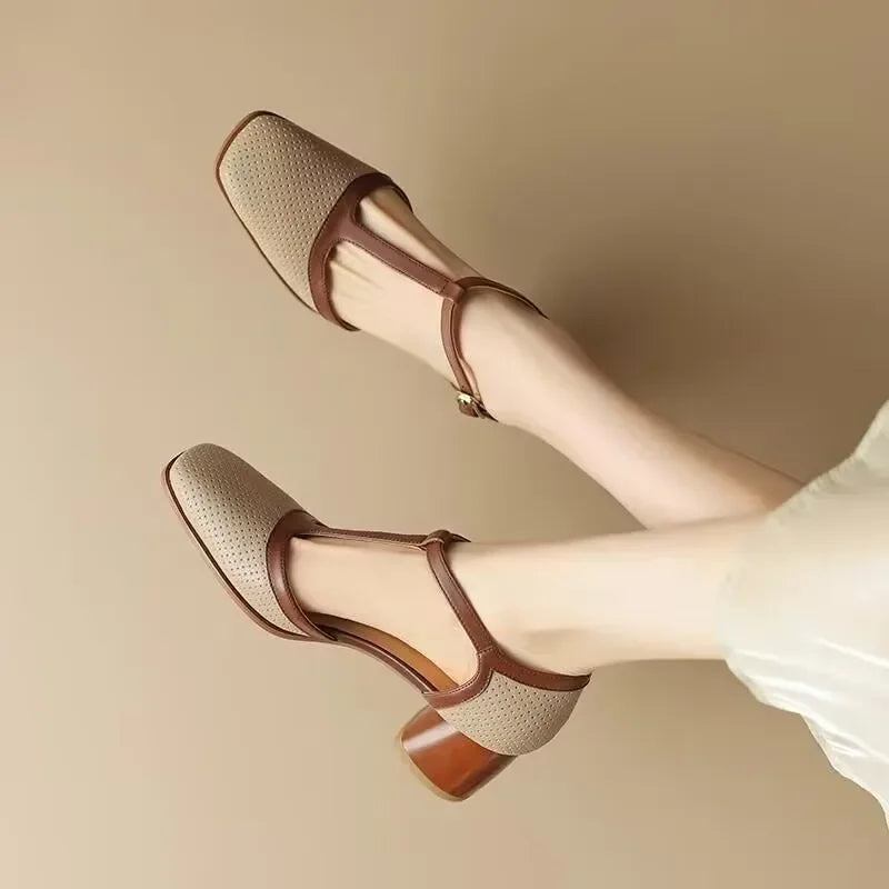 Scarpe orthopédiques à talon moyen Catarina