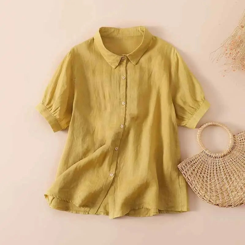 Claire Marceaux | Blouse Estivale Colorée Fanny