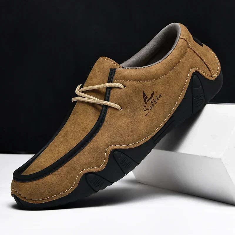 Scarpe Orthopédiques in Pelle à Ajustement Précis