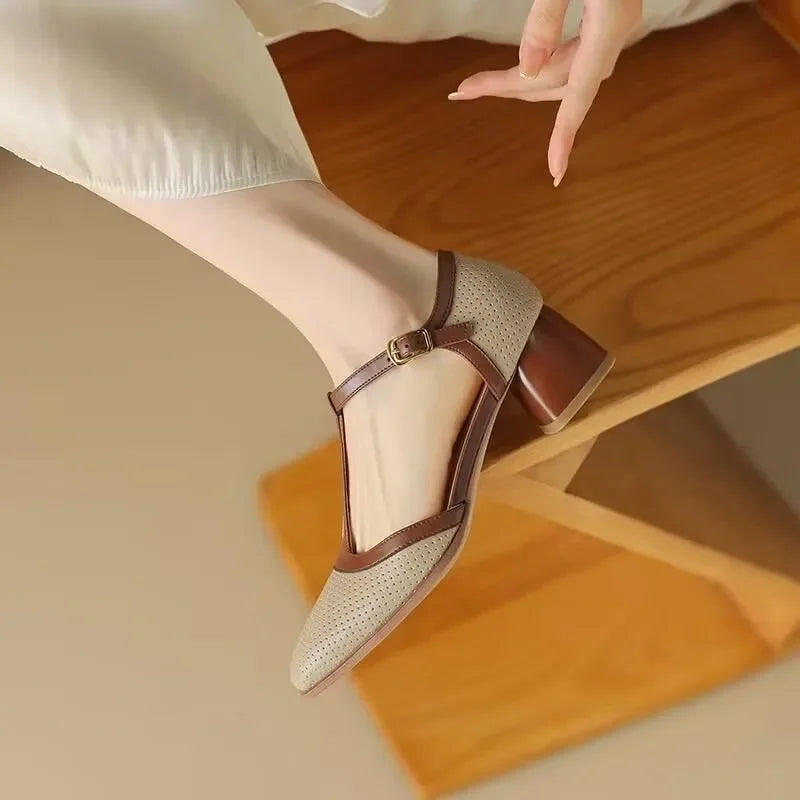 Scarpe orthopédiques à talon moyen Catarina
