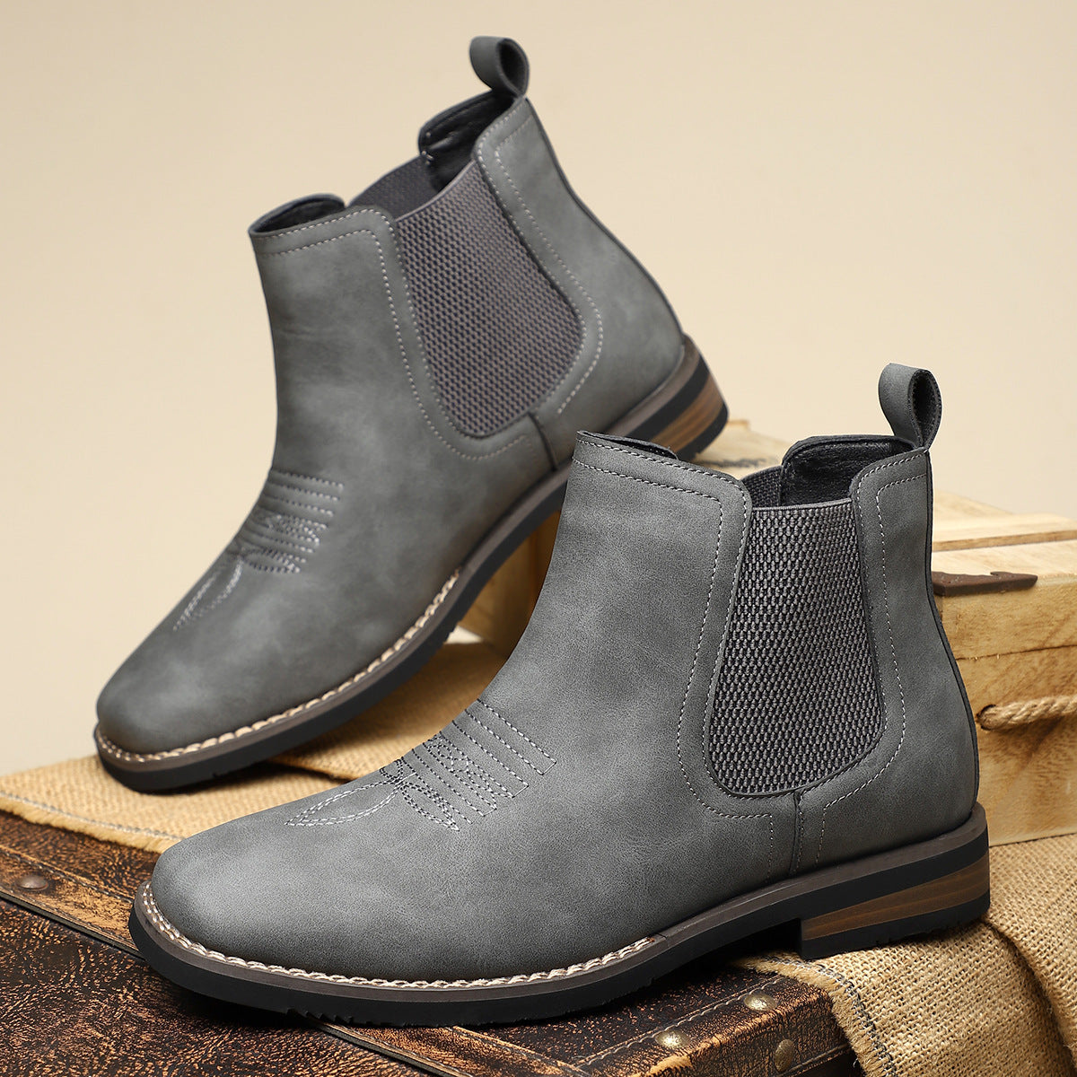 Stivali Classiques in Pelle pour Homme