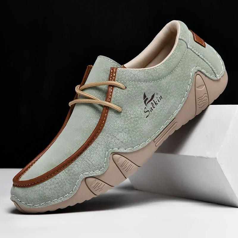 Scarpe Orthopédiques in Pelle à Ajustement Précis