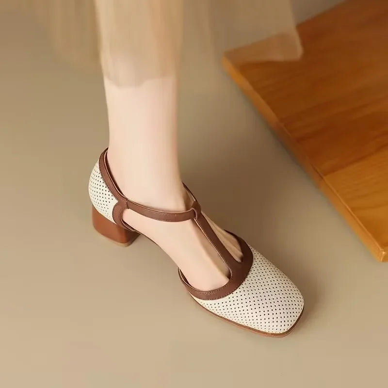 Scarpe orthopédiques à talon moyen Catarina