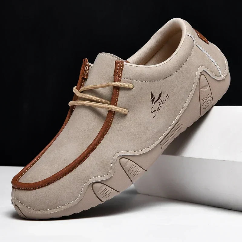 Scarpe Orthopédiques in Pelle à Ajustement Précis