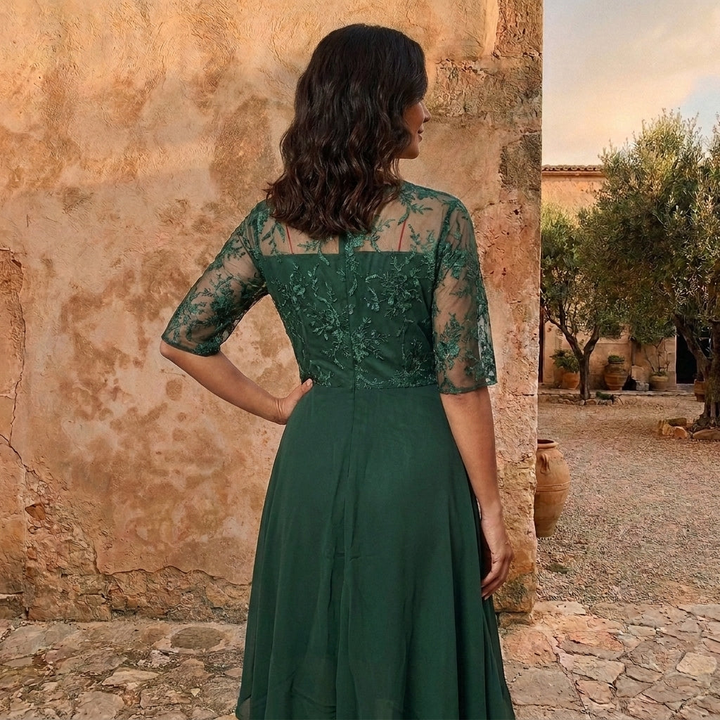 Benedetta | Abito en Mousseline Elegante
