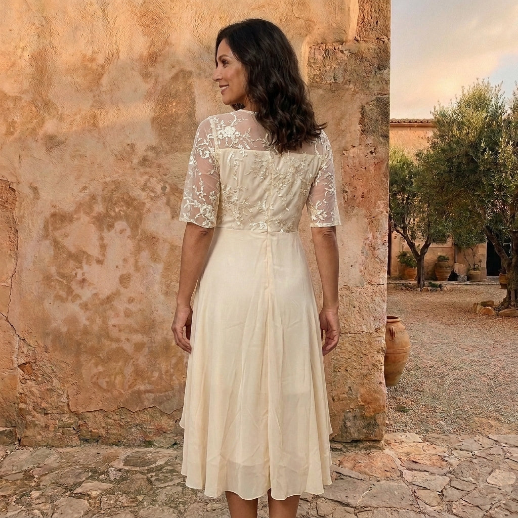 Benedetta | Abito en Mousseline Elegante