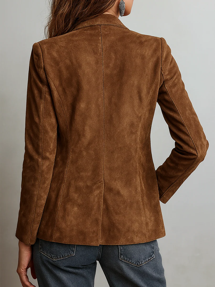 Blazer da Donna Vintage Marrone