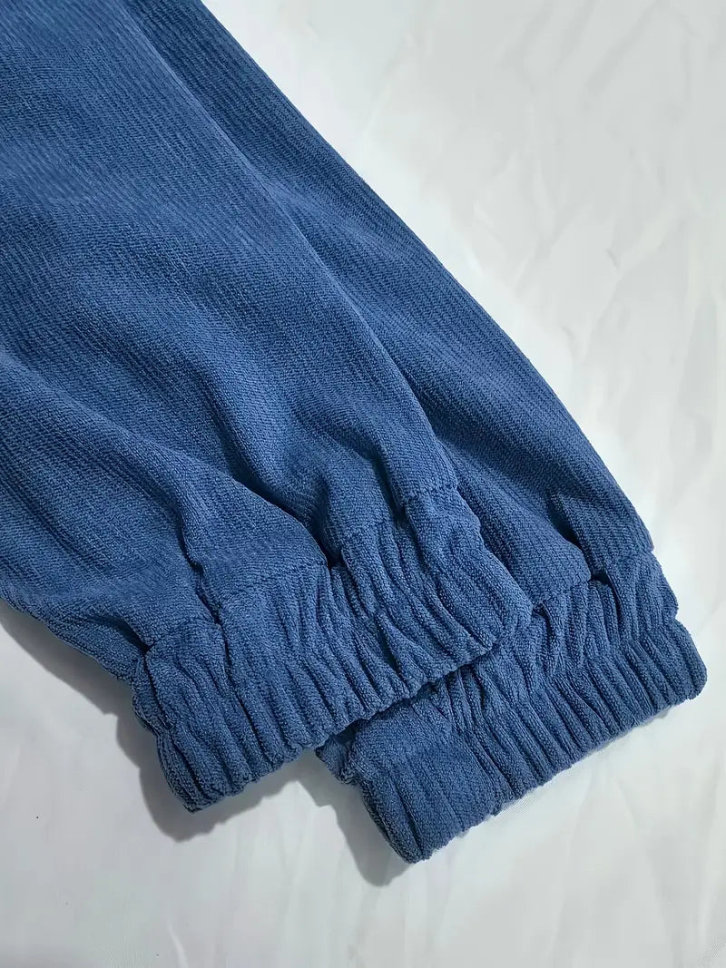 Giacca décontractée en velours côtelé pour femme