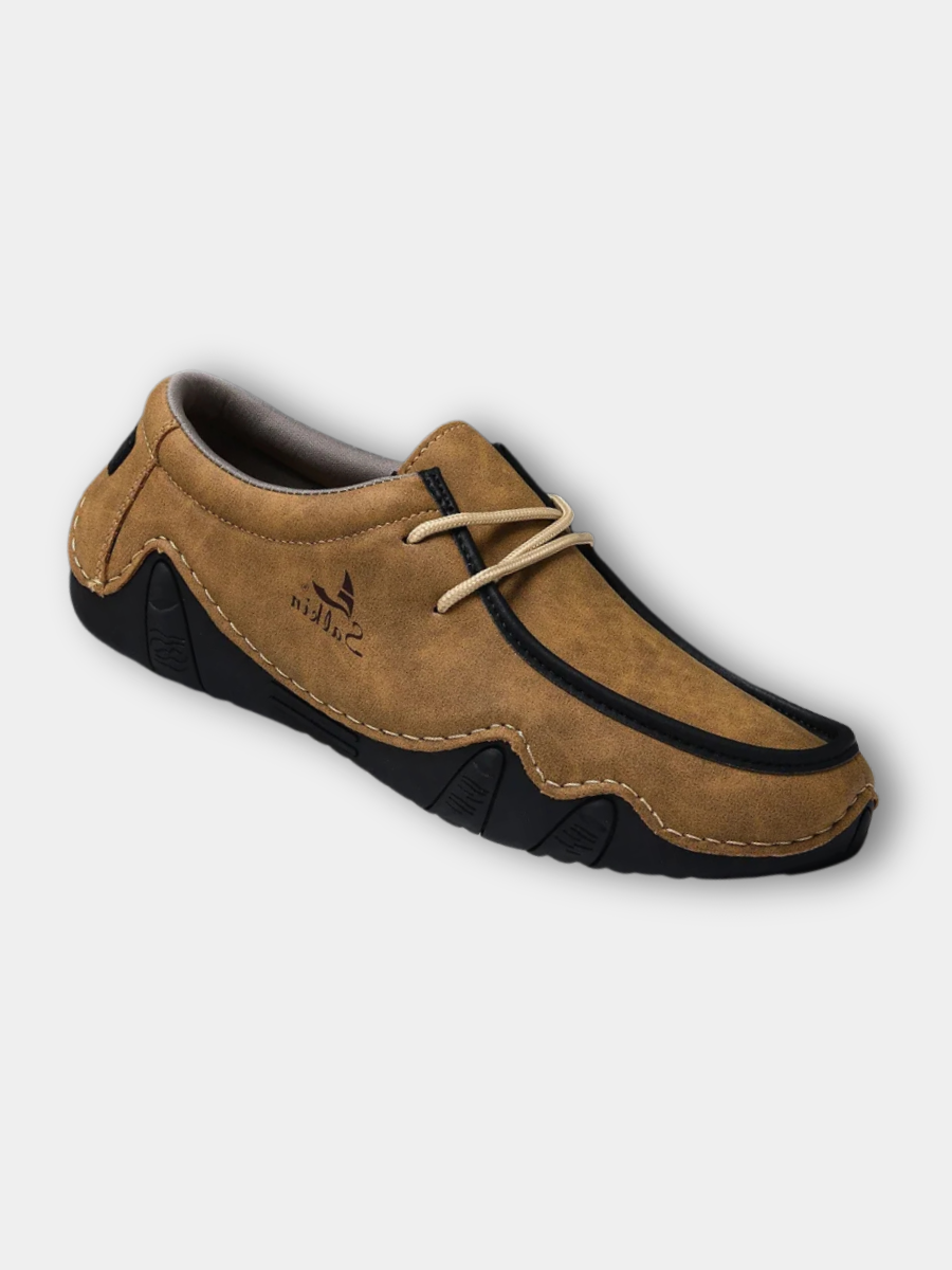 Scarpe Orthopédiques in Pelle à Ajustement Précis