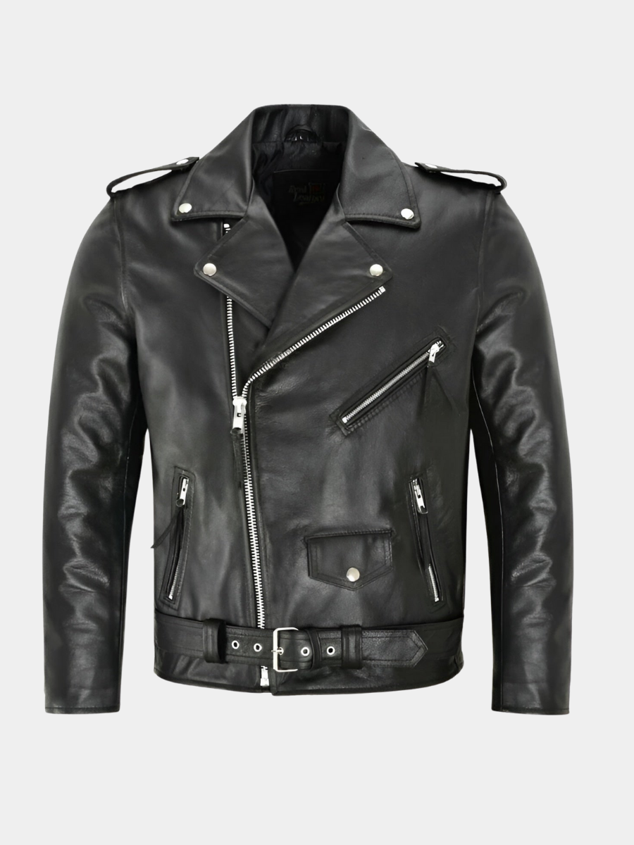 VESTE EN CUIR POUR HOMME CLASSIQUE