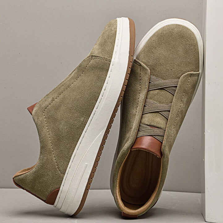 Scarpe Slip-On en Daim pour Homme