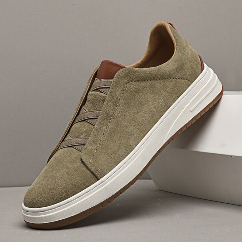 Scarpe Slip-On en Daim pour Homme