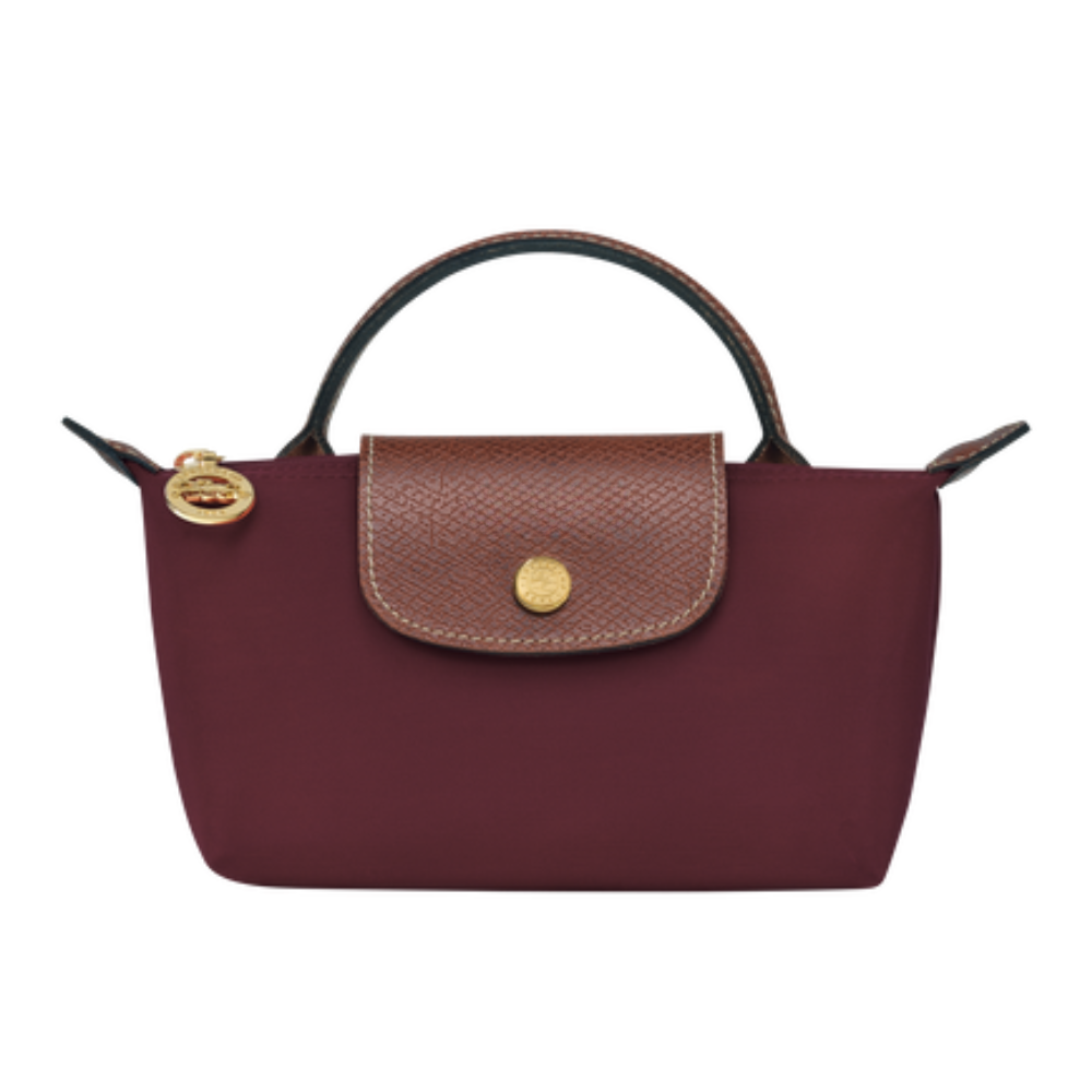 Mini Borsa Élan Rosso Bordeaux, Bandoulière incluse