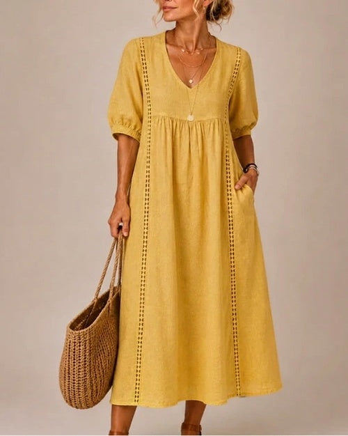 Luisa | Abito midi d'automne