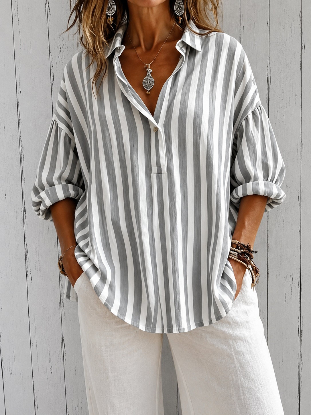 Bellori Milano | Blouse Raffinée con Volant Martine