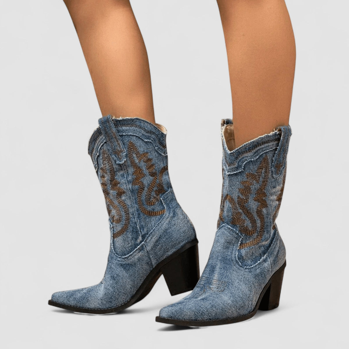 Stivaletti in Denim Orthopédique Selena