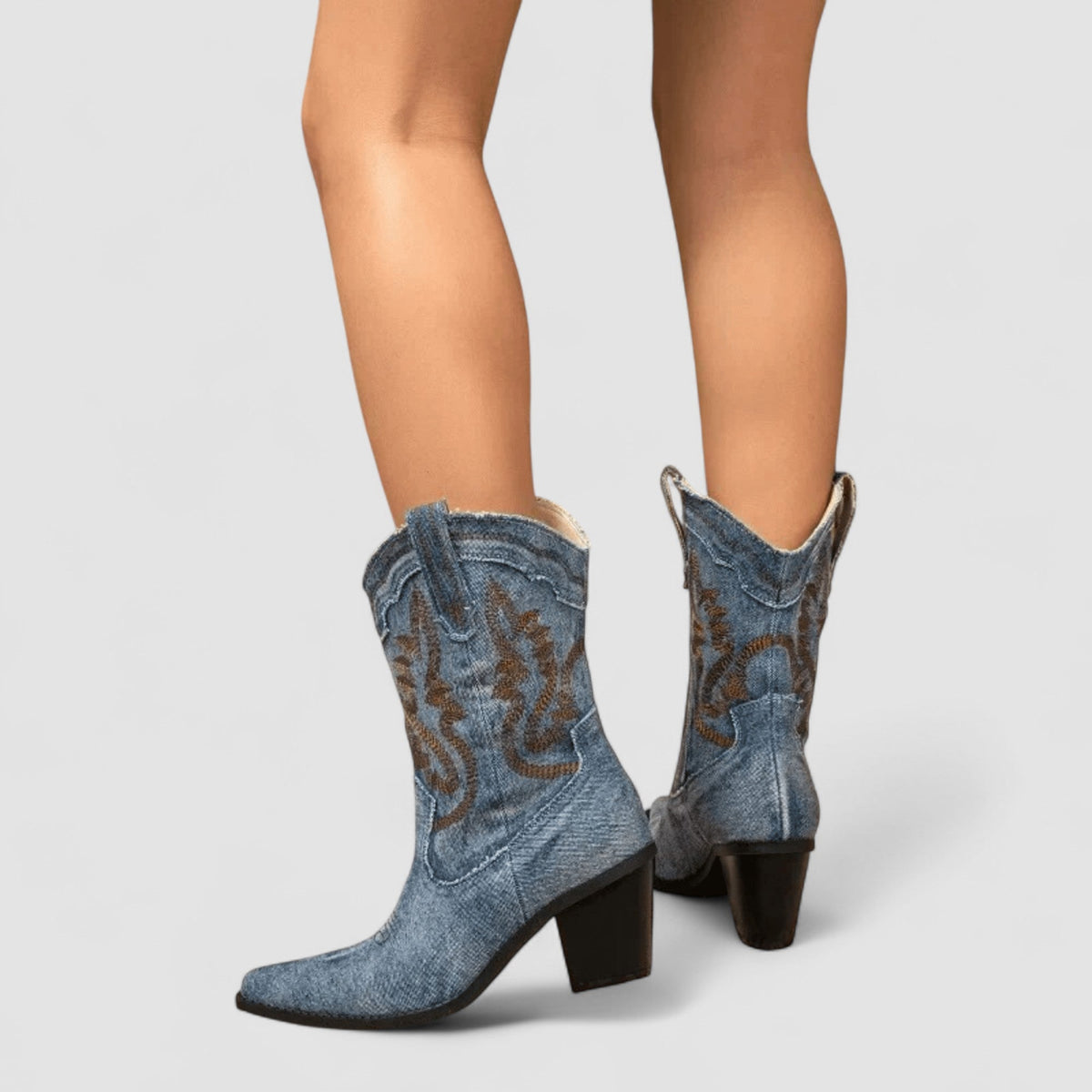 Stivaletti in Denim Orthopédique Selena