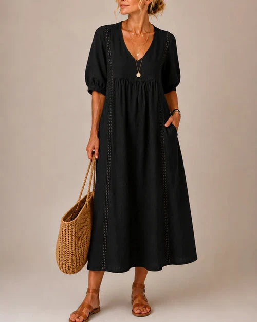 Luisa | Abito midi d'automne