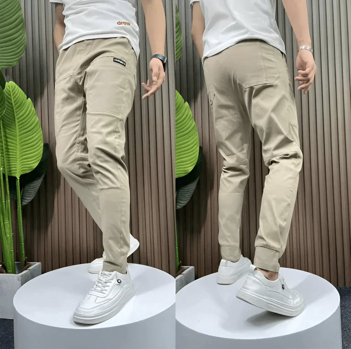 Pantaloni cargo extensible (1+1 GRATUIT!)