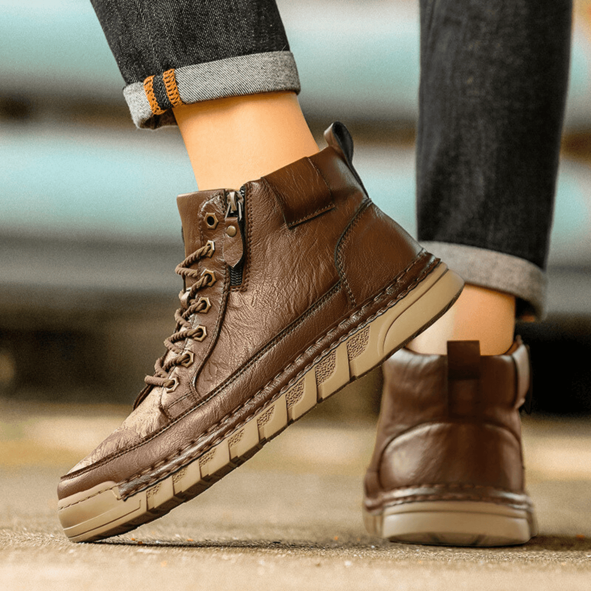 Stivali in Pelle pour Homme
